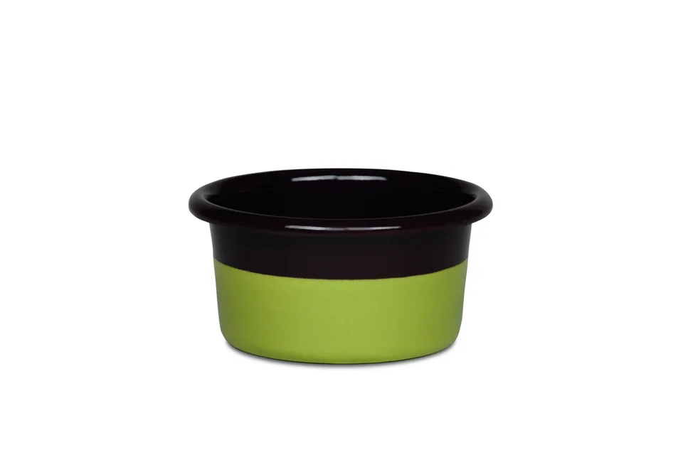 riess-edition-sarah-wiener-muffinform-8-cm-x-4-5-cm-emaille-schoko-pistazie image 1