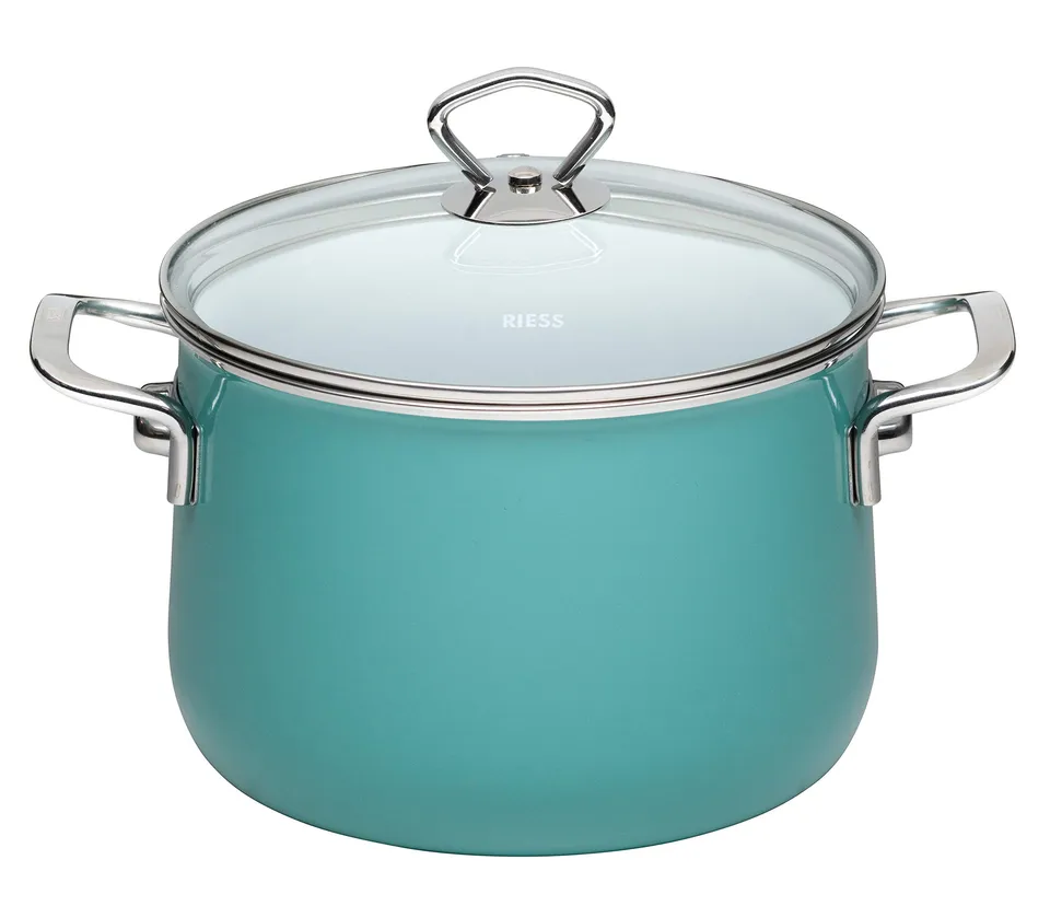riess-nouvelle-nature-green-extra-stark-fleischtopf-20-cm-4-0-liter-emaille-gr-n image 1