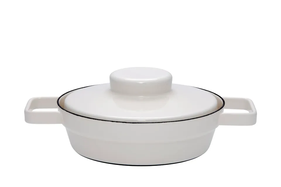 riess-aromapots-light-grey-pfanne-mit-deckel-20cm-emaille-induktion image 1