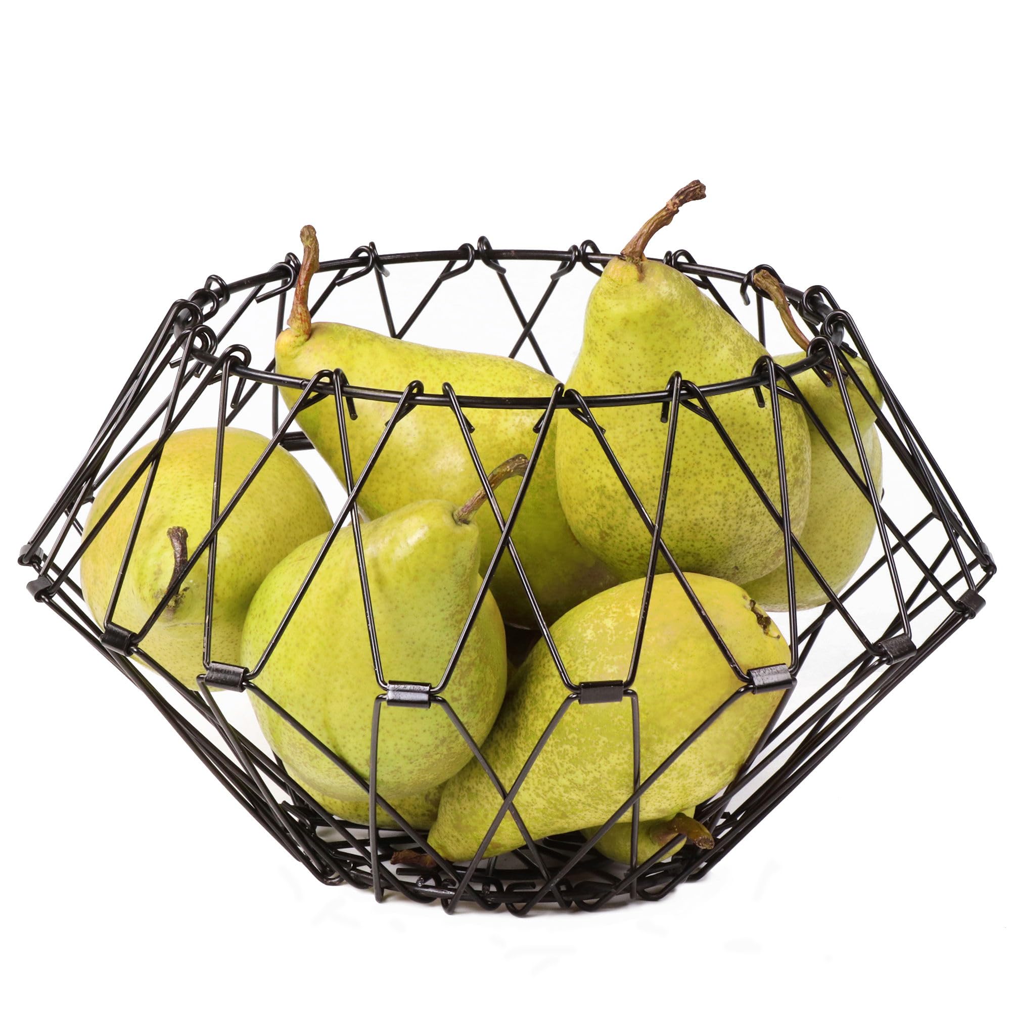 stoneline-flexi-korb-faltbarer-obstkorb-31-cm-schwarz image 1