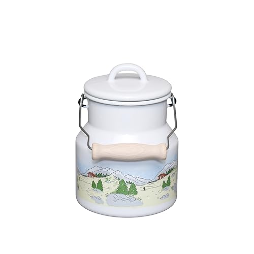 riess-classic-wei-emaille-milchkanne-1-5-liter-mit-deckel-und-holzgriff image 7