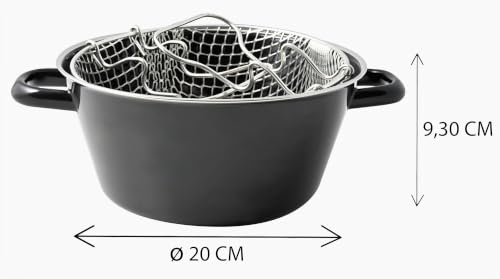 riess-classic-pommes-frites-pfanne-0366-022-20-cm-schwarzemaille-mit-einsatz image 6