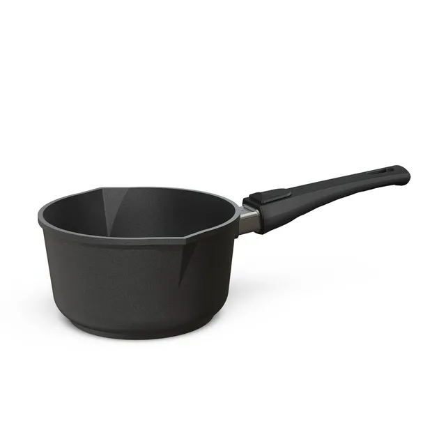 hoffmann-germany-klassik-stieltopf-18-cm-mit-2-ausgie-ern-aluguss image 1