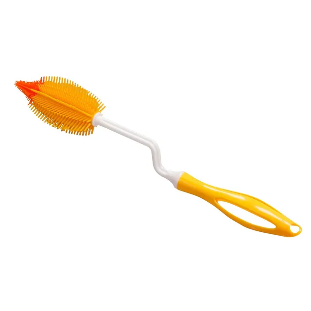 stoneline-silikon-flaschenb-rste-35-cm-360-gelb-f-r-flaschen-und-gl-ser image 1