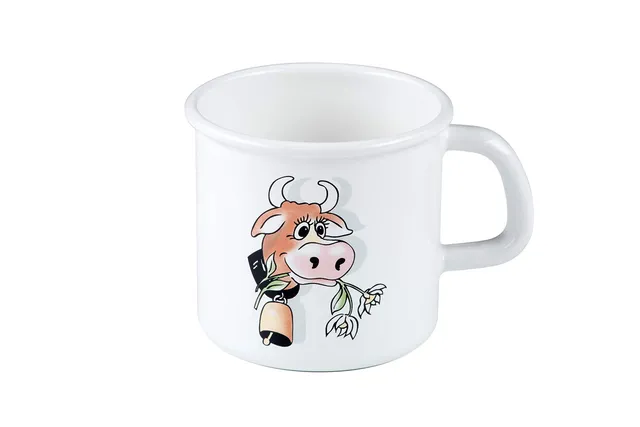 riess-country-almliesel-emaille-topf-mit-b-rdel-9-cm-0-5-l-henkeltasse image 1