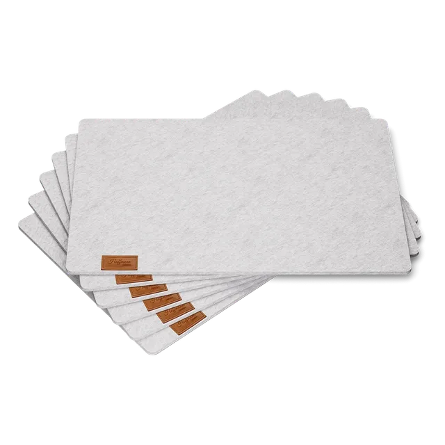 hoffmann-germany-platzsets-hellgrau-45x30-cm-6-st-ck-tischsets image 1