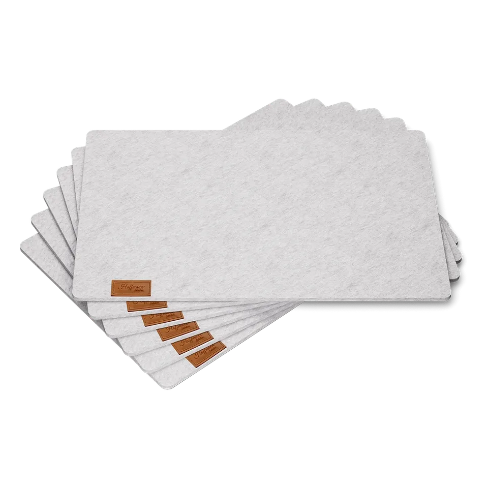 hoffmann-germany-platzsets-hellgrau-45x30-cm-6-st-ck-tischsets image 1
