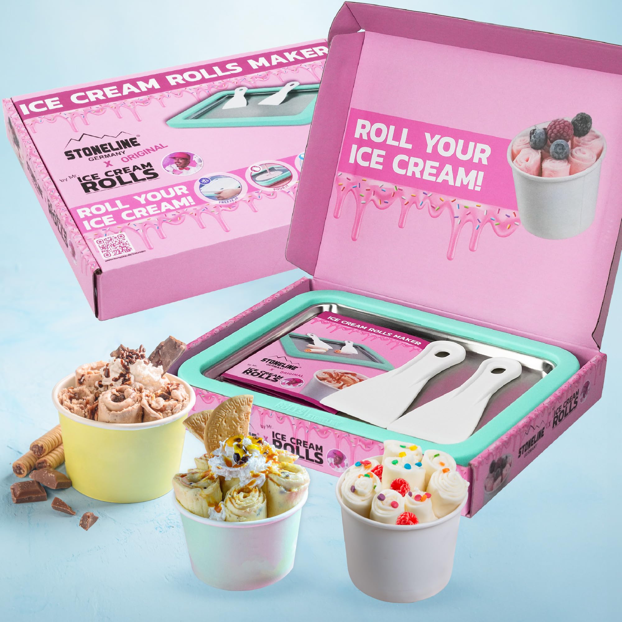 stoneline-by-mr-ice-cream-rolls-original-ice-cream-maker-eisplatte-26x21-cm-ros- image 7