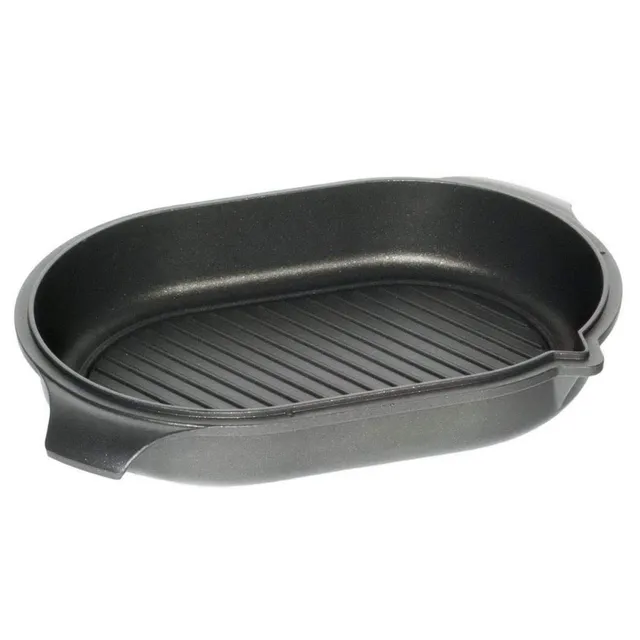 amt-gastroguss-fischpfanne-induktion-33x22x6-cm-mit-grillboden image 1