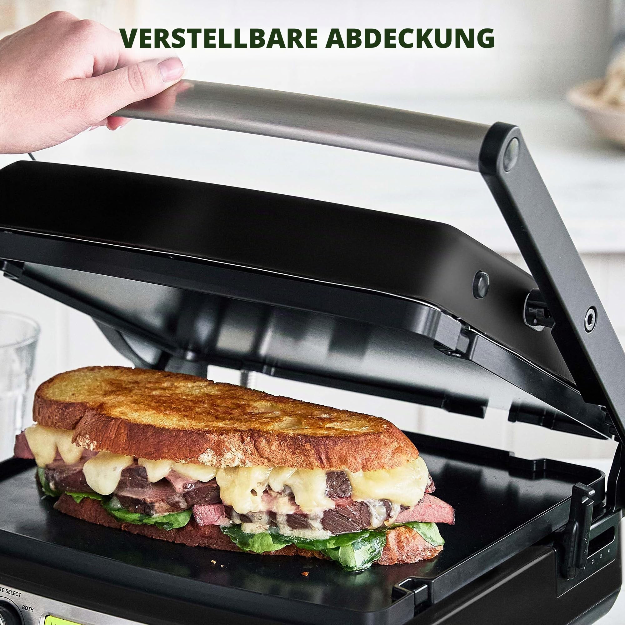 greenpan-elite-6-in-1-kontaktgrill-und-griddle-schwarz-pfas-frei image 7