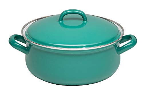 riess-0613-111-kasserolle-mit-deckel-16-cm-2-0-liter-nature-green-dark-emaille-i image 7