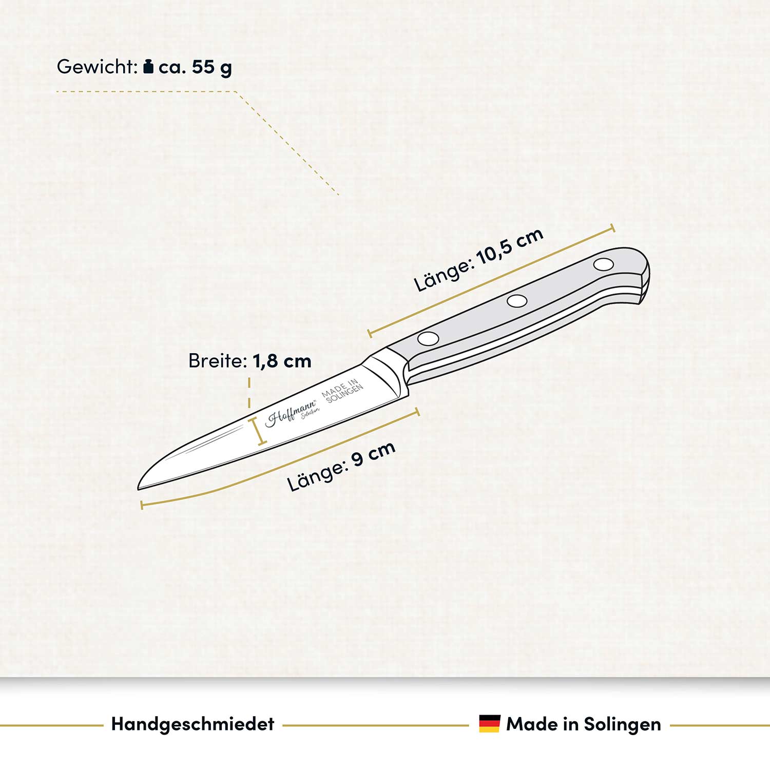 hoffmann-germany-klassik-serie-gem-semesser-9-cm-handgeschmiedet-in-solingen image 3