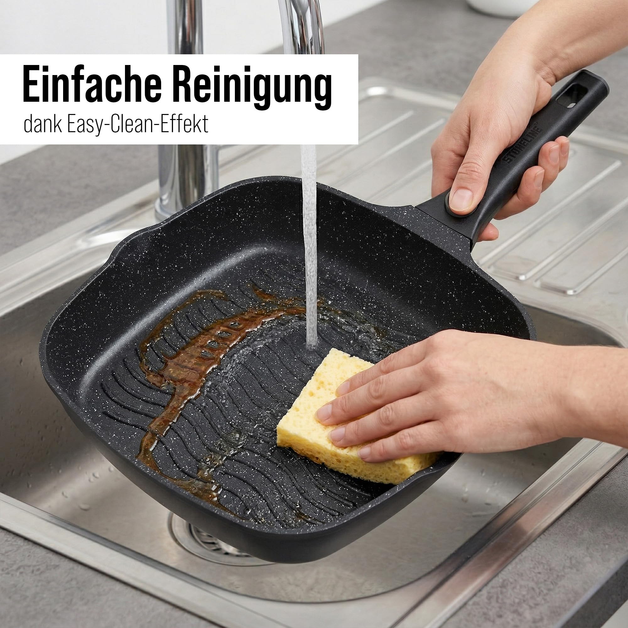 stoneline-smart-grillpfanne-28-x-28-cm-grau-mit-abnehmbarem-griff-induktion image 6