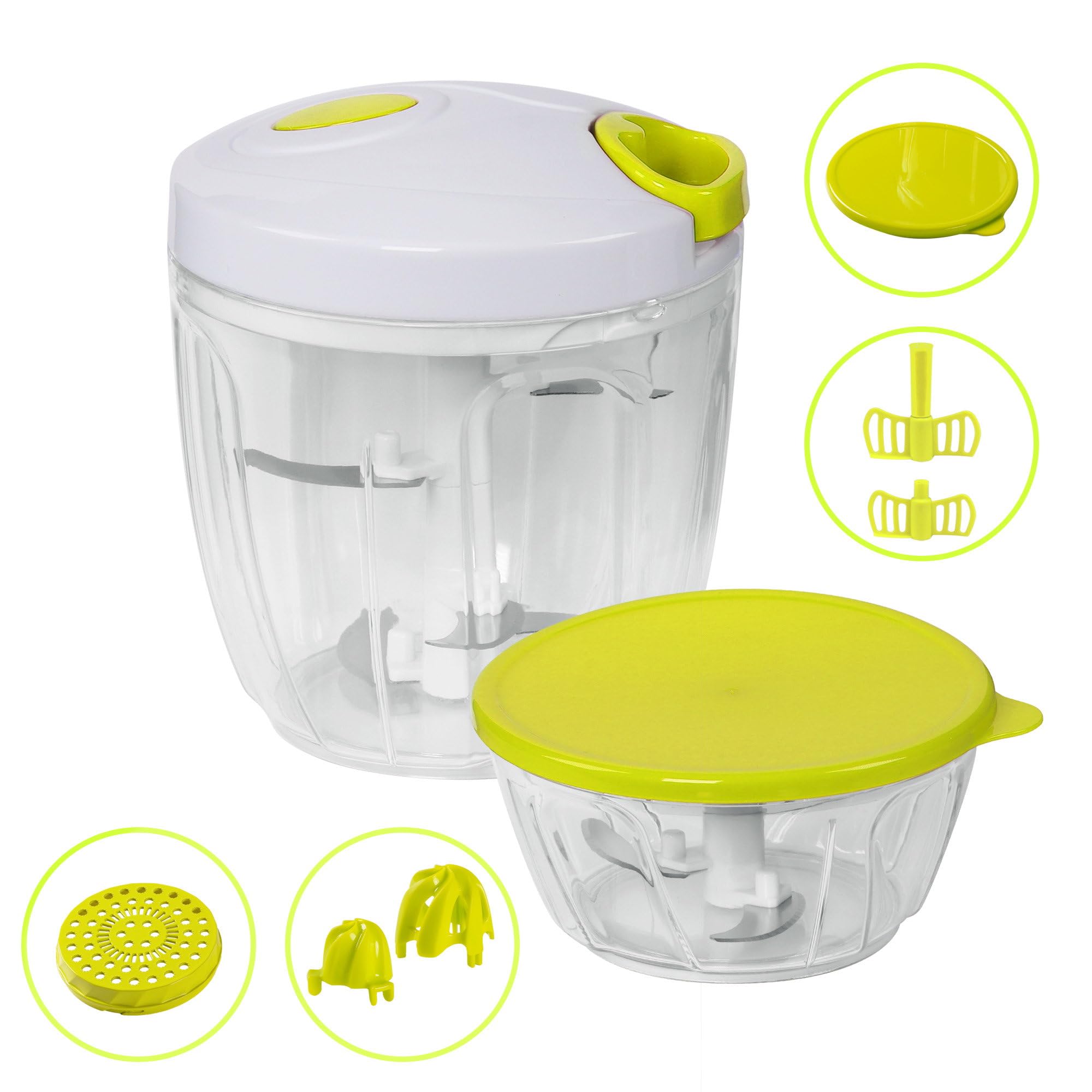 stoneline-multi-zerkleinerer-12-teilig-900-400-ml-gr-n-manuell image 2