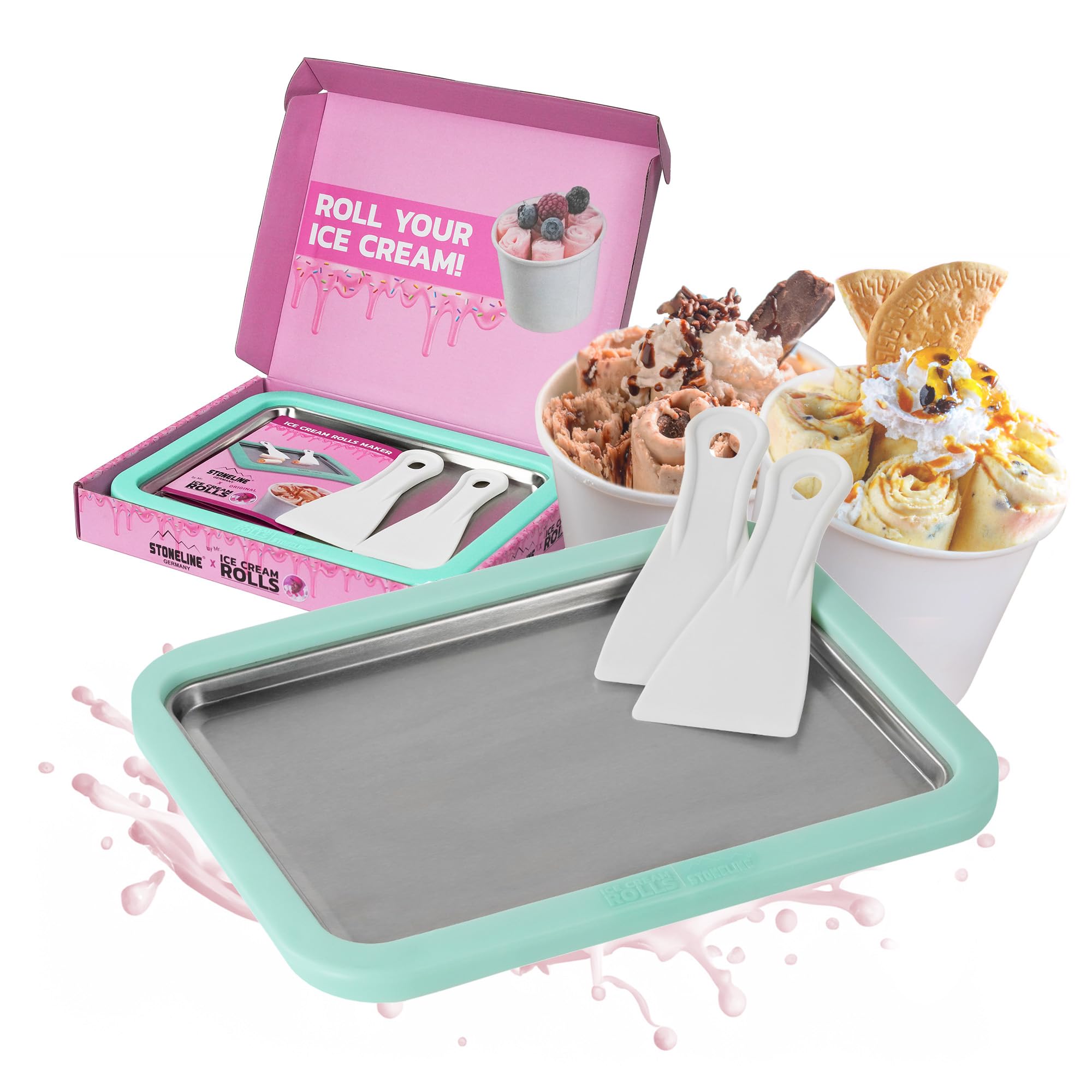 stoneline-by-mr-ice-cream-rolls-original-ice-cream-maker-eisplatte-26x21-cm-ros- image 8