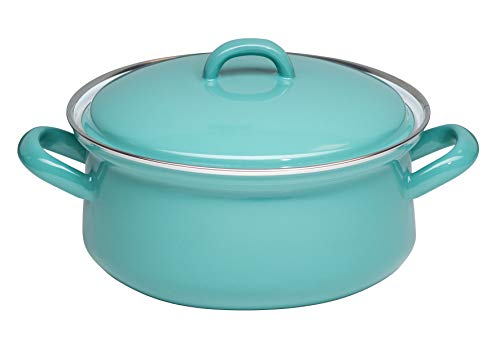 riess-0612-110-topf-mit-deckel-20-cm-nature-green-medium-emaille-1-6-liter image 7
