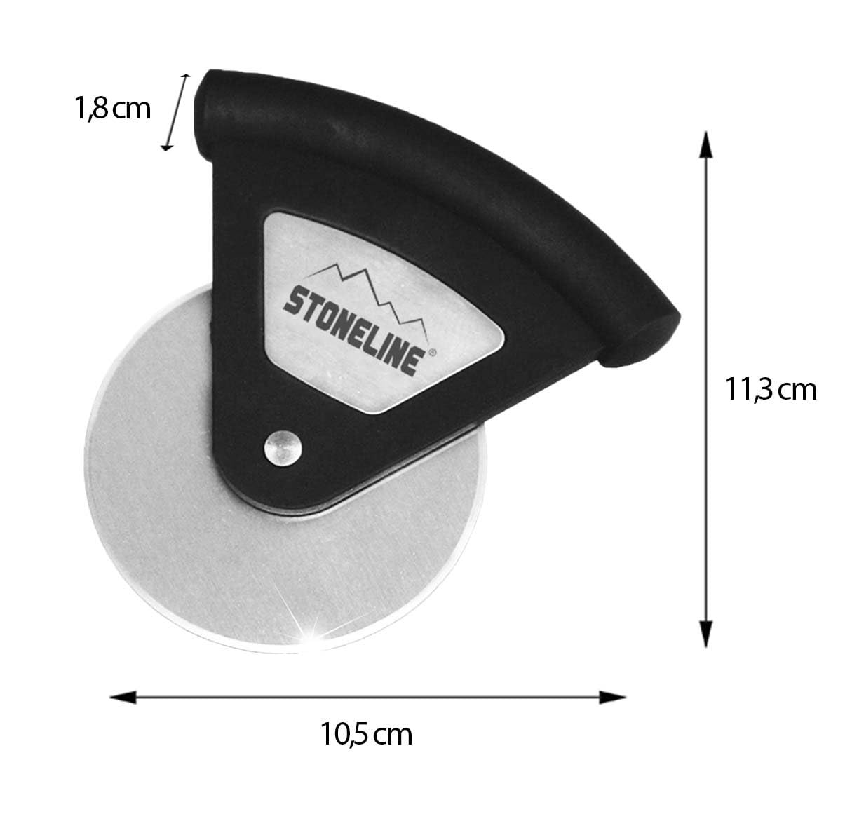 stoneline-pizzaschneider-edelstahl-schneidrad-7-7-cm-pizzaroller image 2