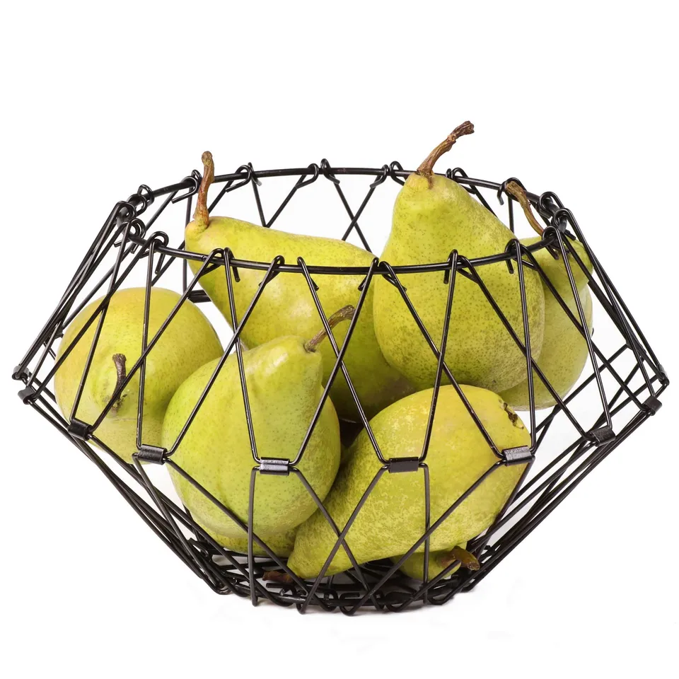 stoneline-flexi-korb-faltbarer-obstkorb-31-cm-schwarz image 1