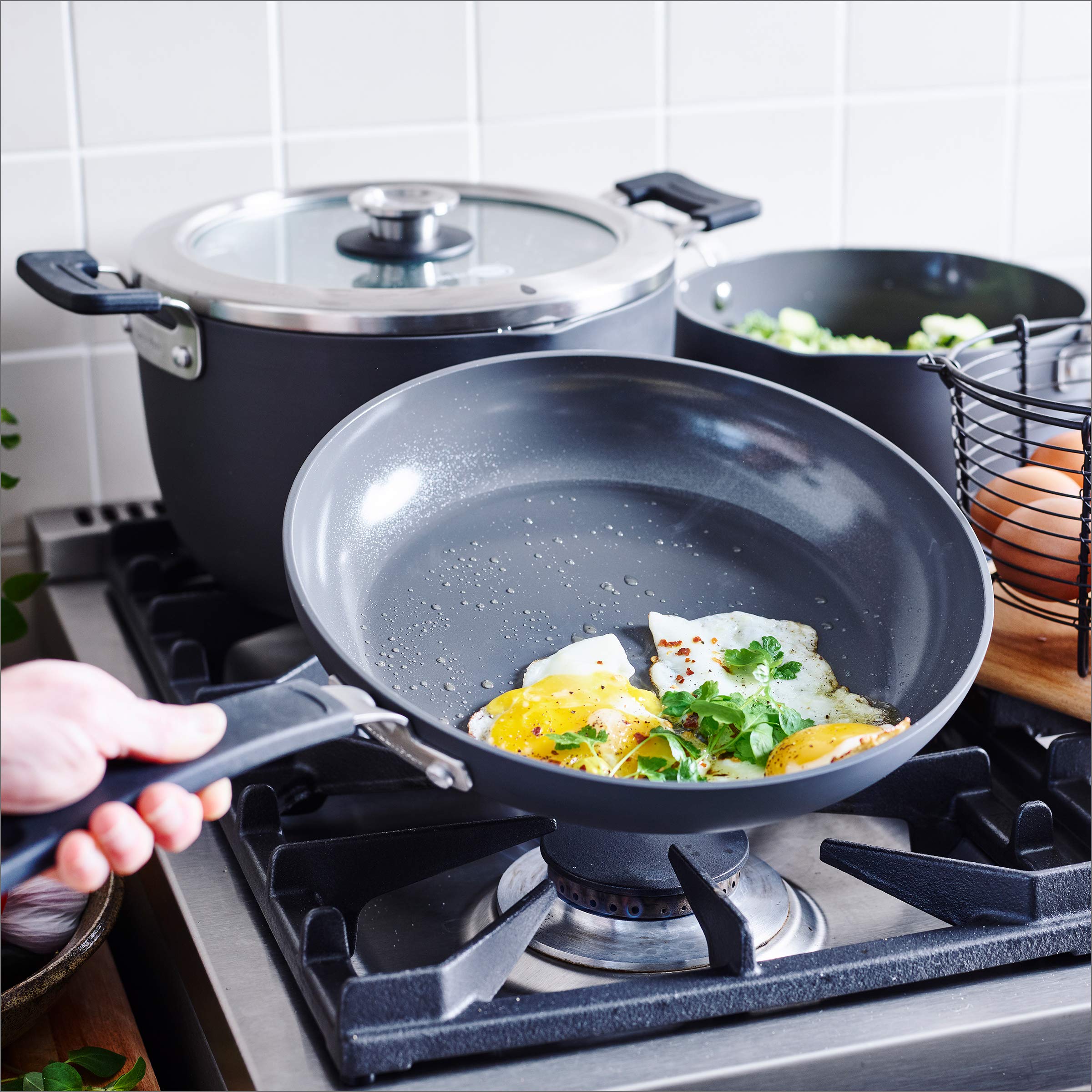 greenpan-levels-bratpfanne-26-cm-pfas-frei-keramik-antihaft-grau image 7
