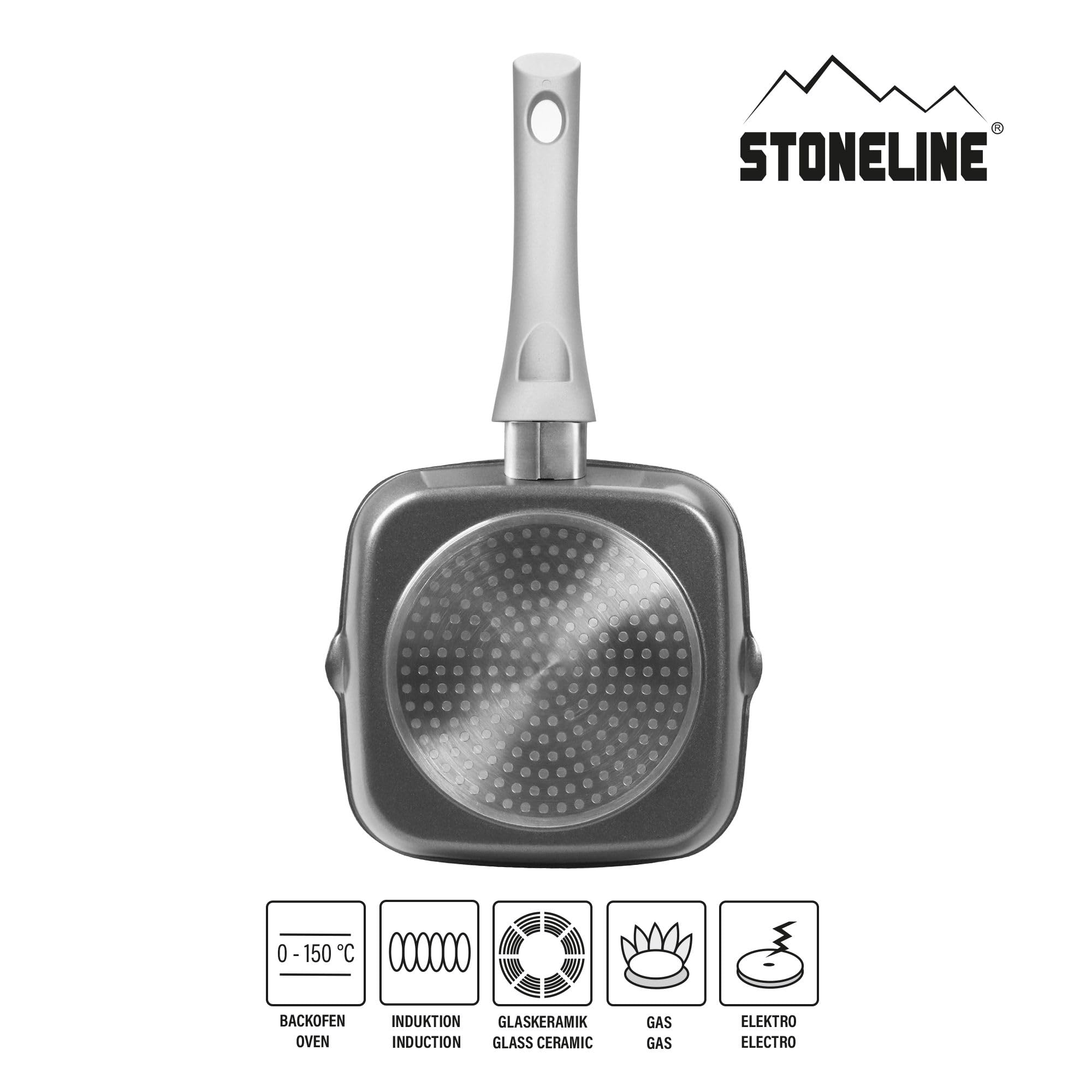 stoneline-gourmundo-grillpfanne-16-x-16-cm-grau-induktion image 3