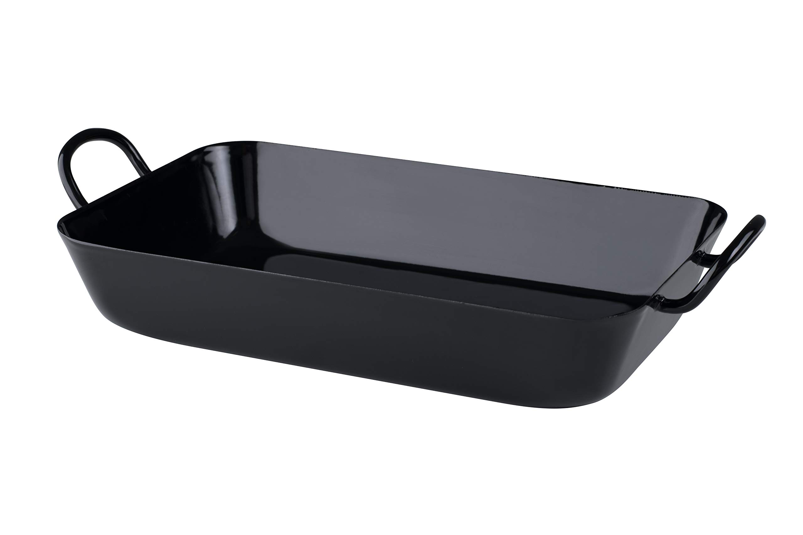 riess-oma-s-bratpfanne-33x20-cm-schwarzemaille-2-7-liter-mit-deckel image 1