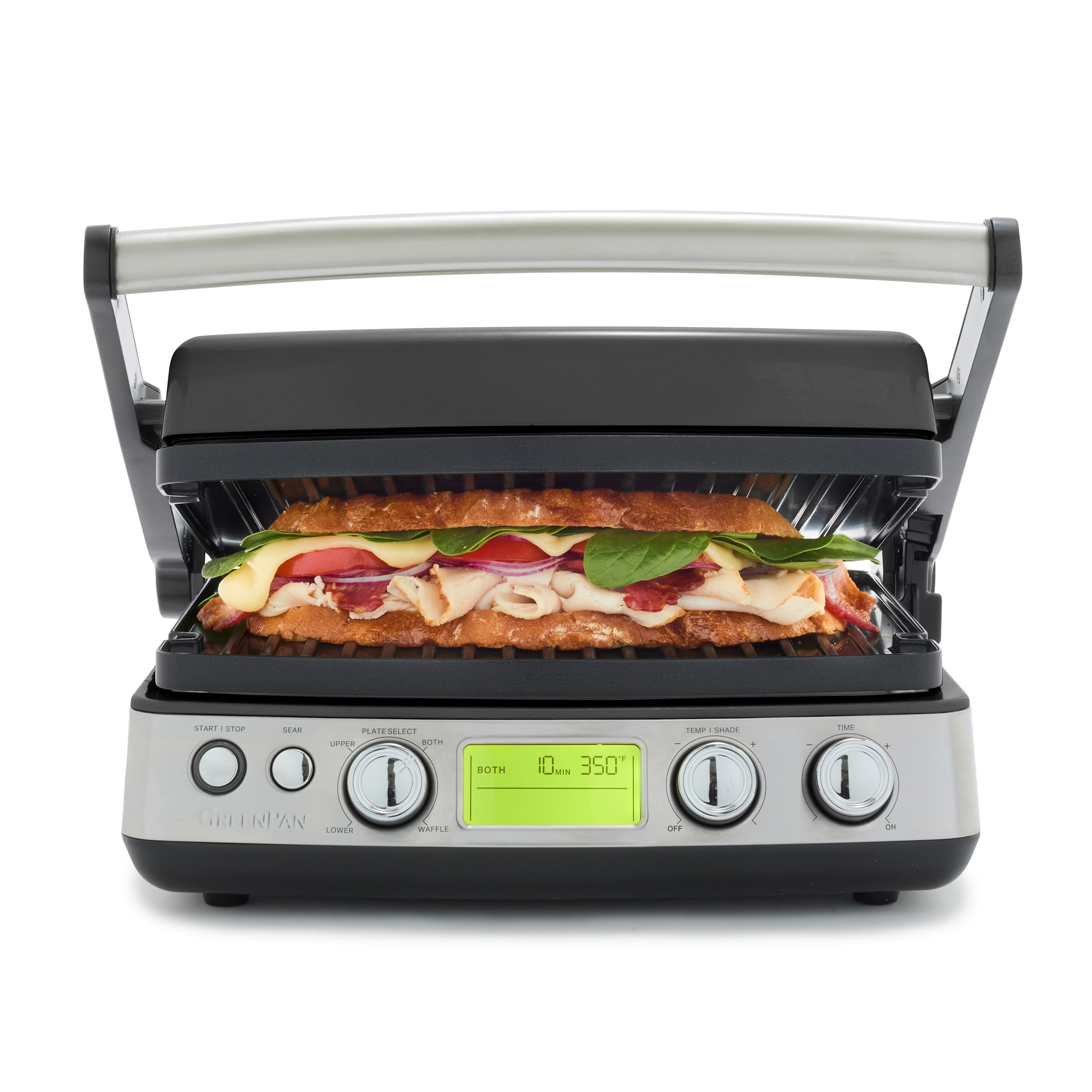 greenpan-elite-6-in-1-kontaktgrill-und-griddle-schwarz-pfas-frei image 1