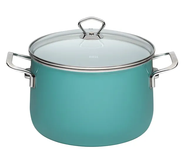 riess-nouvelle-nature-green-extra-stark-fleischtopf-24-cm-6-5-liter-emaille-gr-n image 1