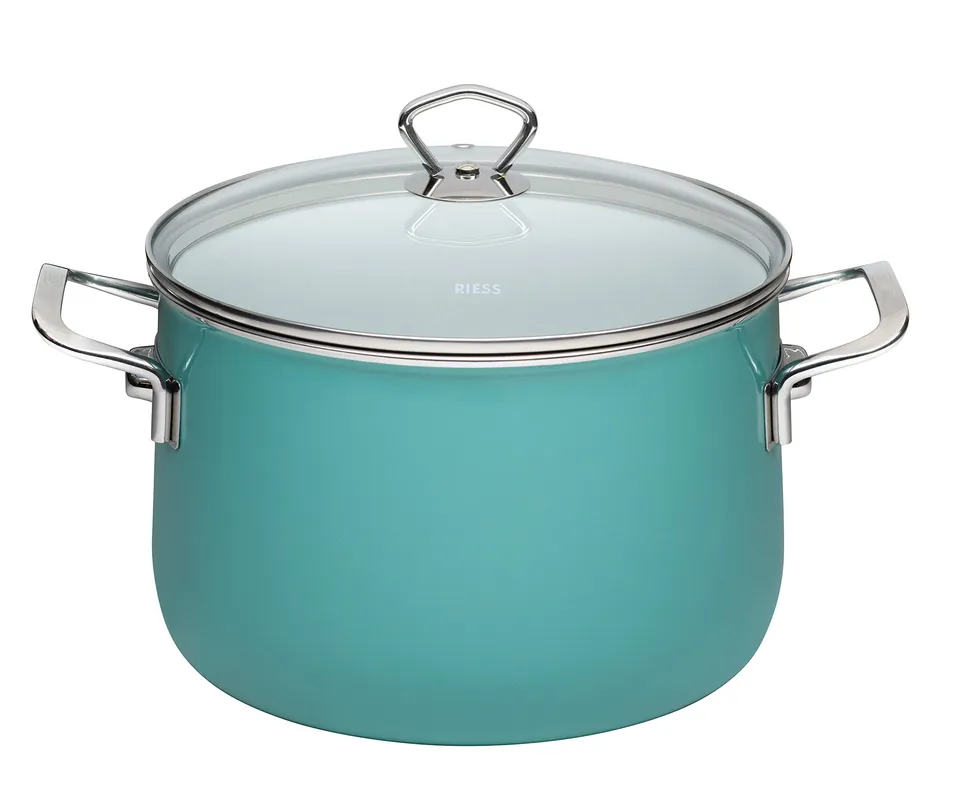 riess-nouvelle-nature-green-extra-stark-fleischtopf-24-cm-6-5-liter-emaille-gr-n image 1