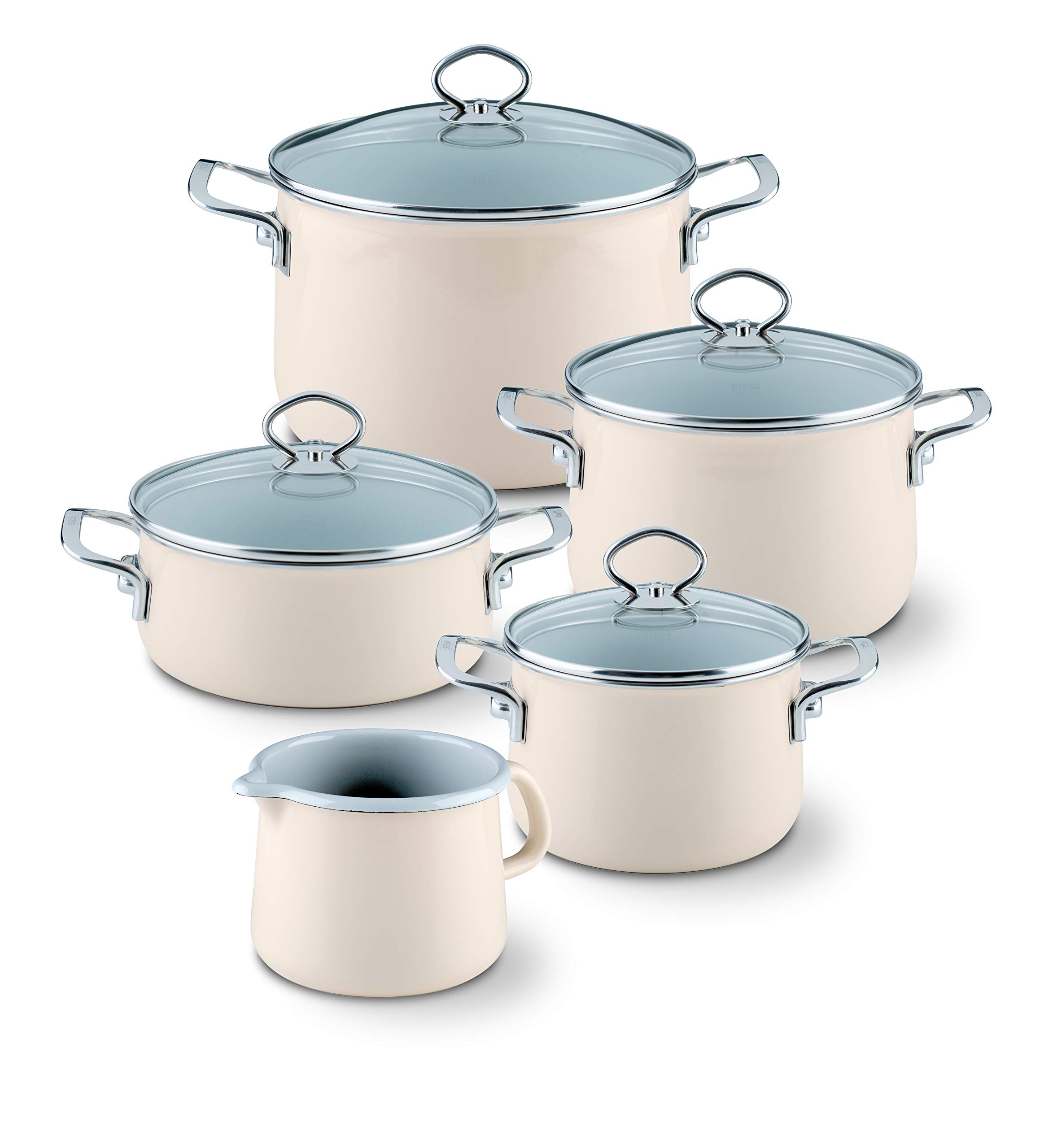 riess-nouvelle-avorio-extra-stark-topfset-5-teilig-emaille-elfenbein image 1