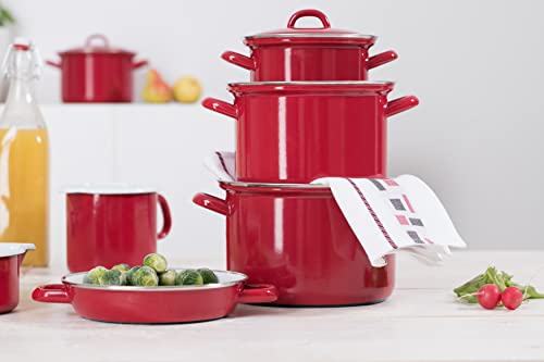 riess-fleischtopf-16-cm-1-5-l-rot-emaille-mit-deckel image 4