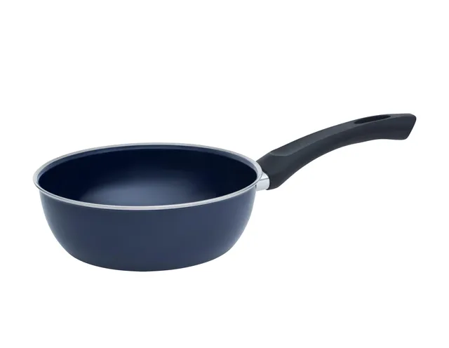riess-omas-emaillepfanne-20-cm-hoch-classic-blau-bratpfanne-7-2-cm-induktion image 1