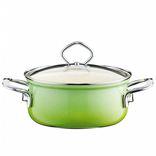 riess-kelomat-smaragd-kasserolle-mit-glasdeckel-24-cm-4-0-l-emaille-topf image 3