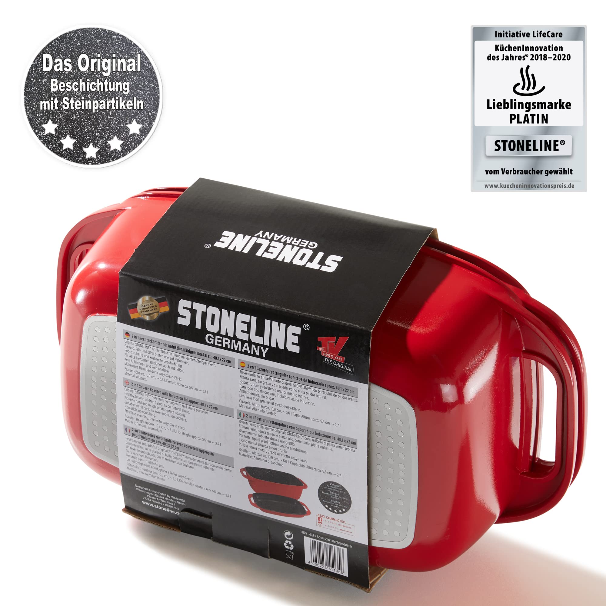 stoneline-aluguss-br-ter-mit-deckel-40x22-cm-5-8-l-rot-antihaft-induktion image 8