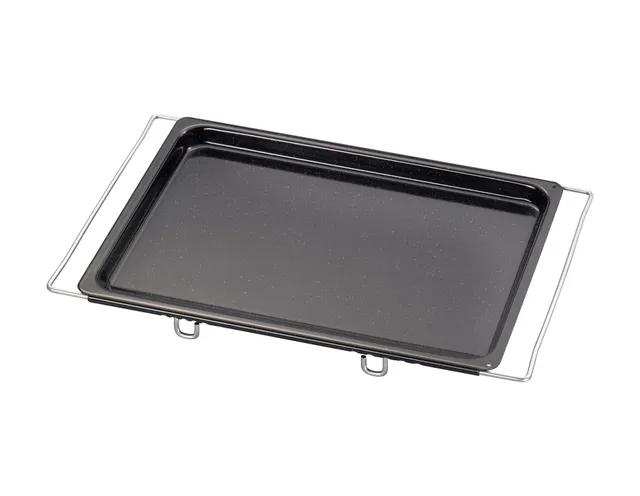 riess-classic-backblech-multiflex-verstellbar-41-51-x-33-cm-emaille-schwarz image 1