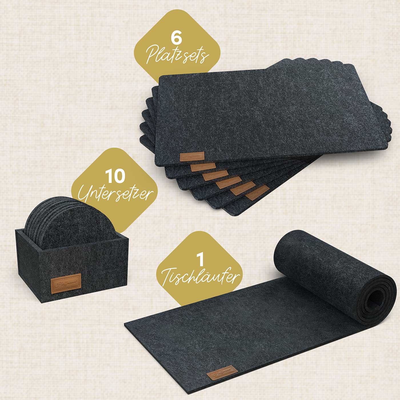 hoffmann-germany-tischdeko-set-17-teilig-dunkelgrau-mit-tischl-ufer-150x40-cm image 3