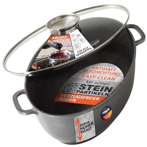 stoneline-gourmet-br-ter-mit-deckel-oval-39x26-cm-8-5-l-aluguss image 8