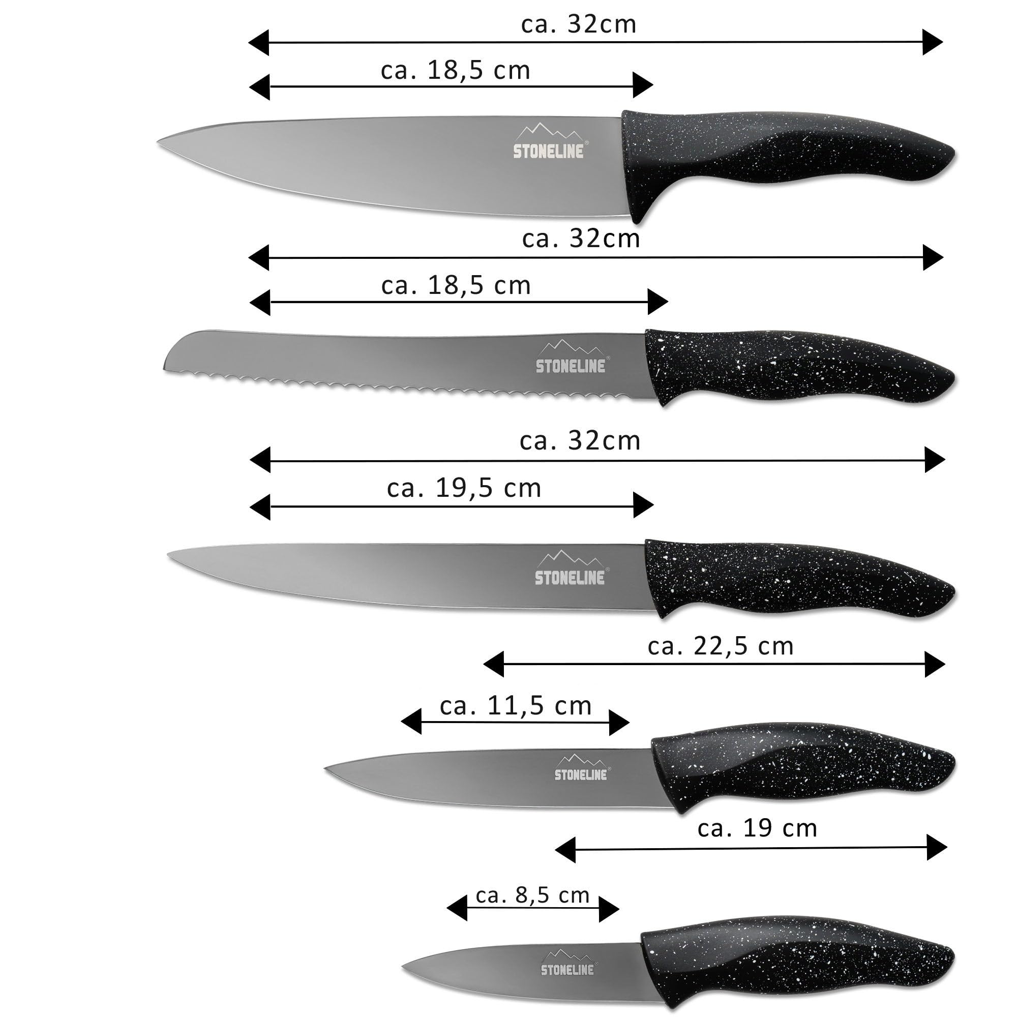 stoneline-magnet-messerblock-5-tlg-edelstahl-messerset-titan image 3