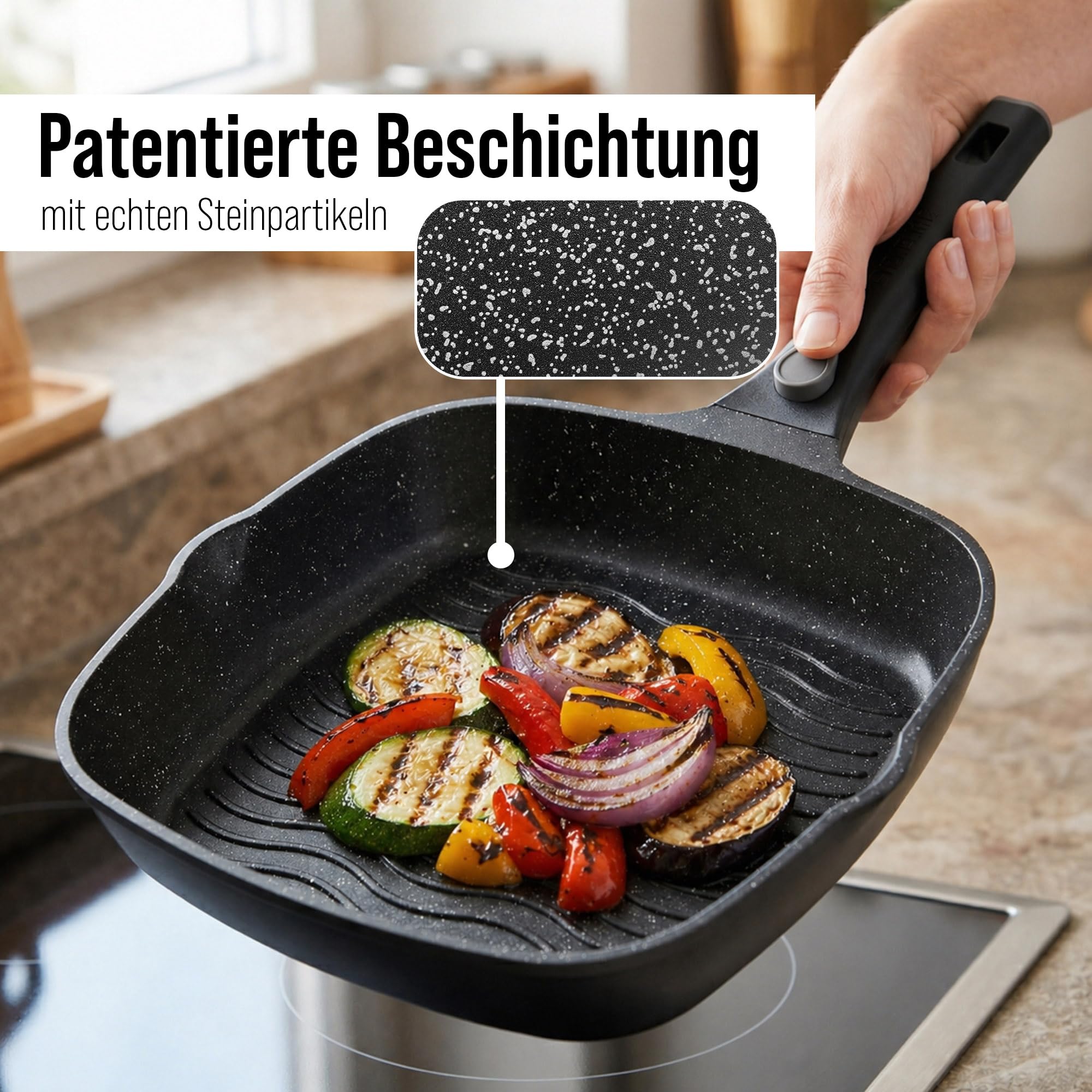 stoneline-smart-grillpfanne-28-x-28-cm-grau-mit-abnehmbarem-griff-induktion image 4