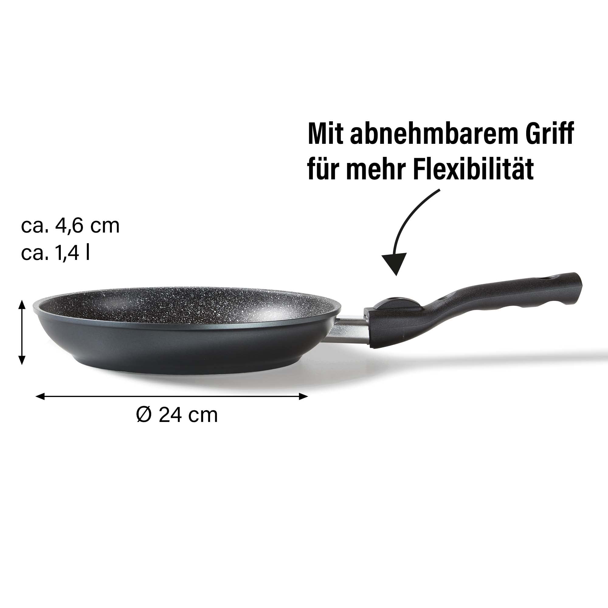 stoneline-flex-bratpfanne-24-cm-mit-abnehmbarem-griff-antihaft-mit-echten-steinp image 4