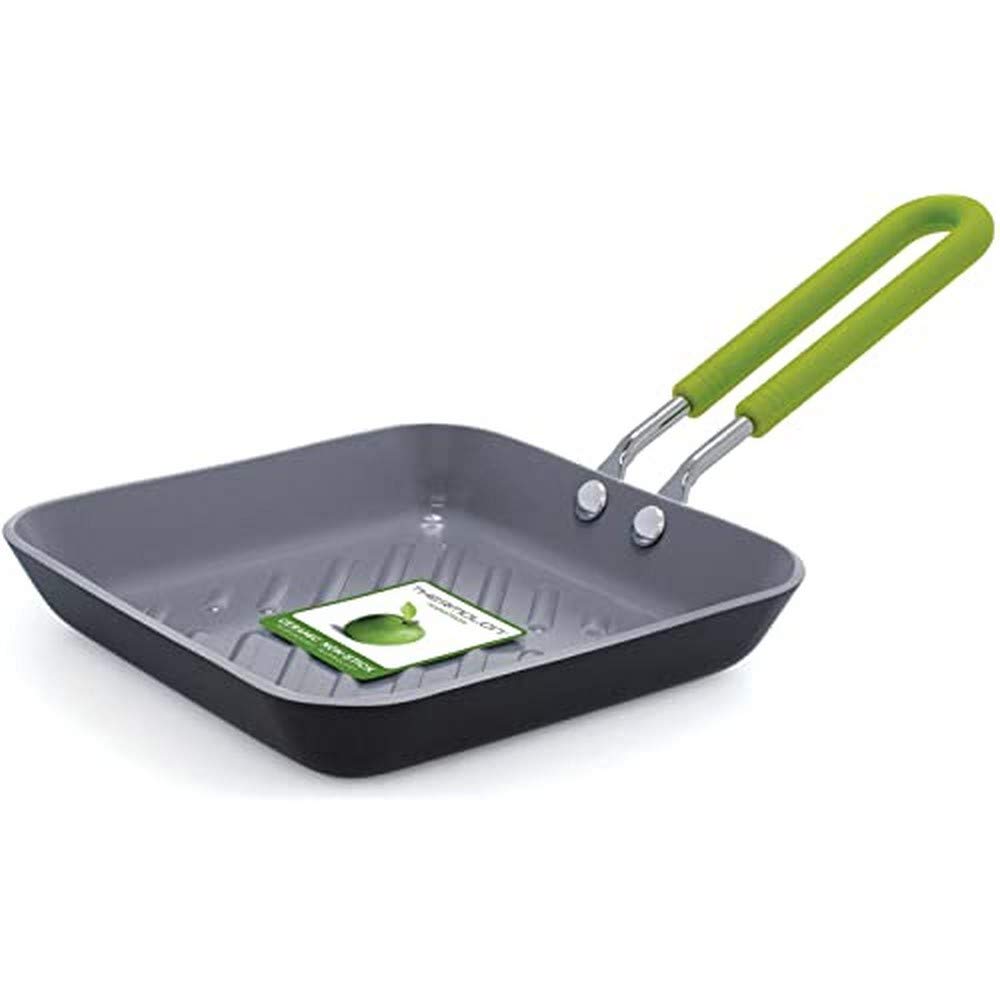 greenpan-mini-pfanne-14-cm-keramik-antihaft-silber-edelstahlgriff image 8