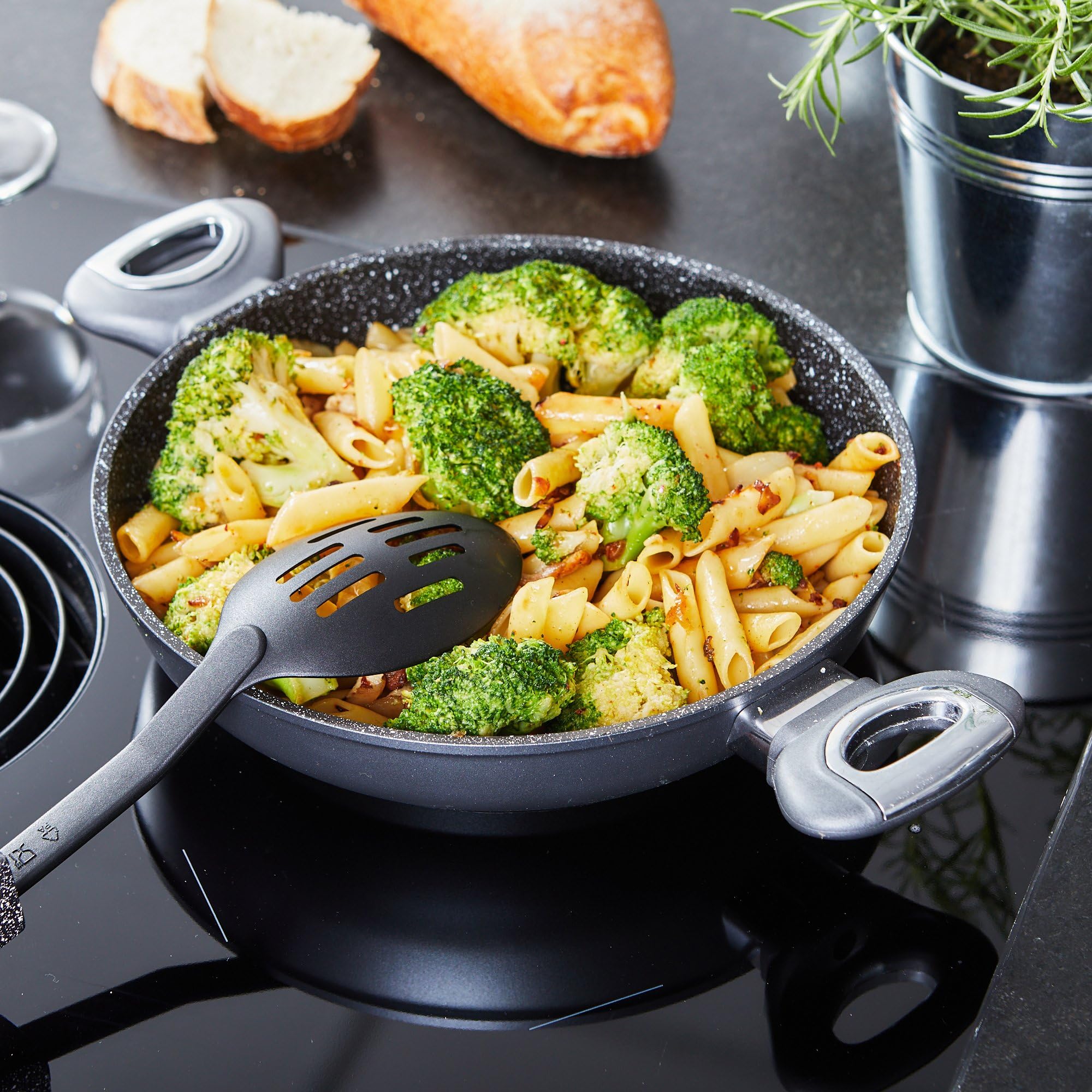 stoneline-gourmundo-servierpfanne-24-cm-induktionsgeeignet-mit-stein-antihaftbes image 3