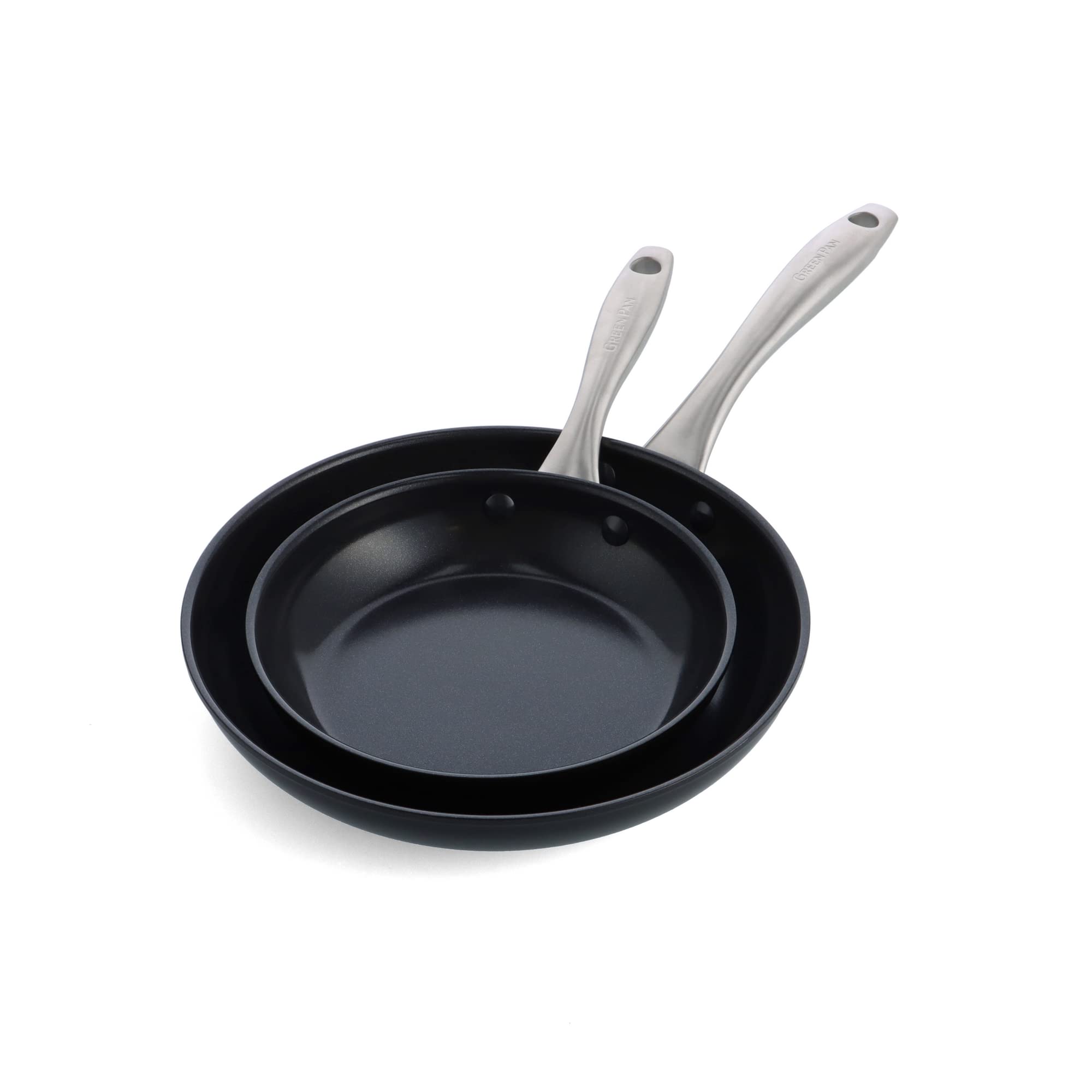 greenpan-prime-midnight-kochgeschirr-set-mit-utensilien-schwarz-2-pfannen-topf image 2