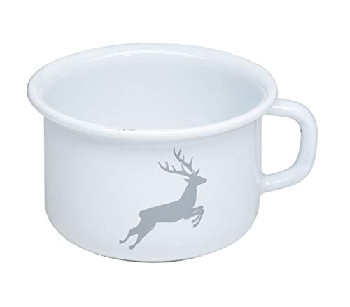riess-country-hirsch-grau-kaffeeschale-0-4-l-10-cm-emaille image 4