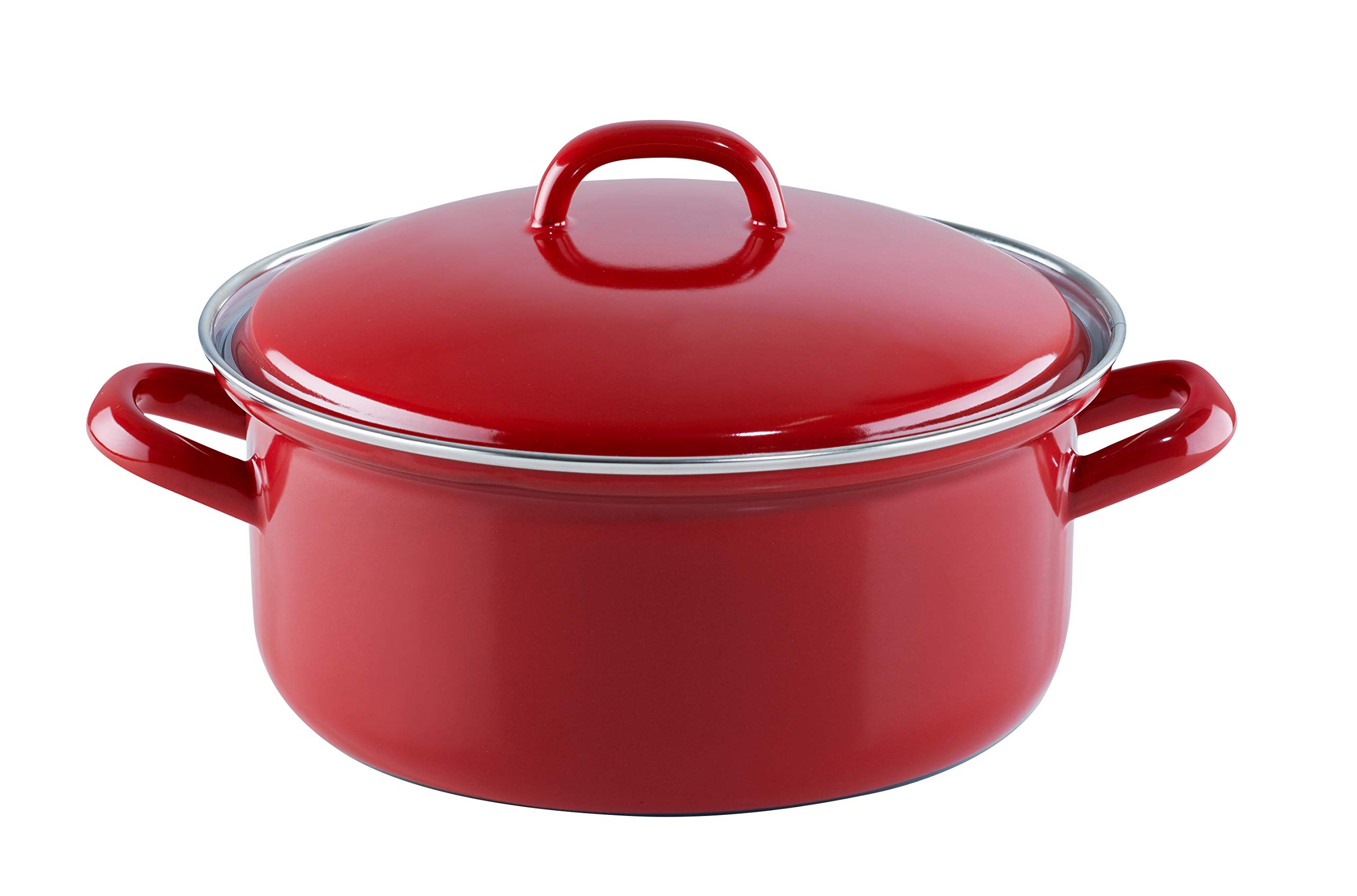 riess-0129-030-kasserolle-mit-deckel-18-cm-1-5-liter-ceramic-glas-red-emaille image 1