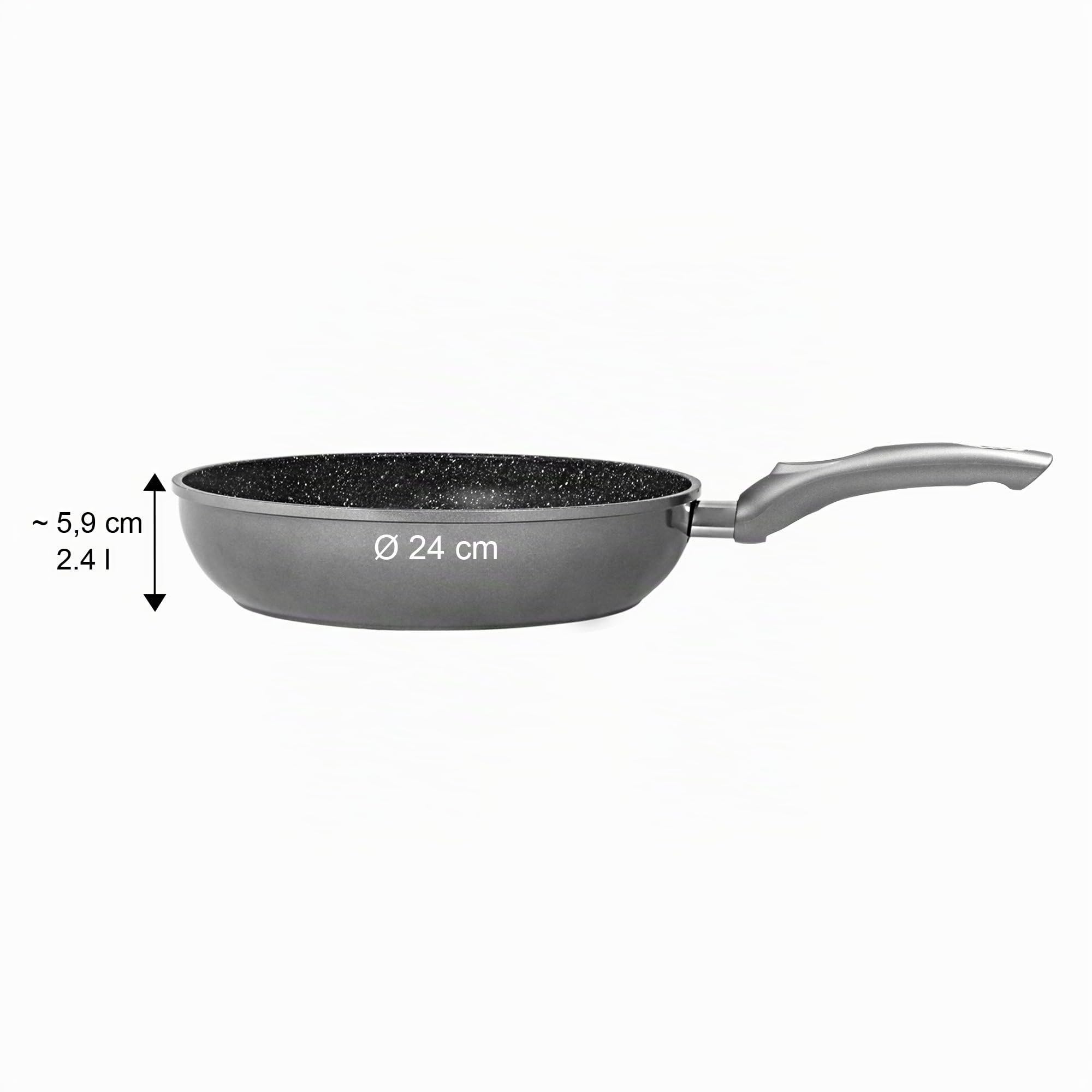 stoneline-gourmundo-schmorpfanne-24-cm-hoher-rand-antihaft-pfanne-mit-steinparti image 4
