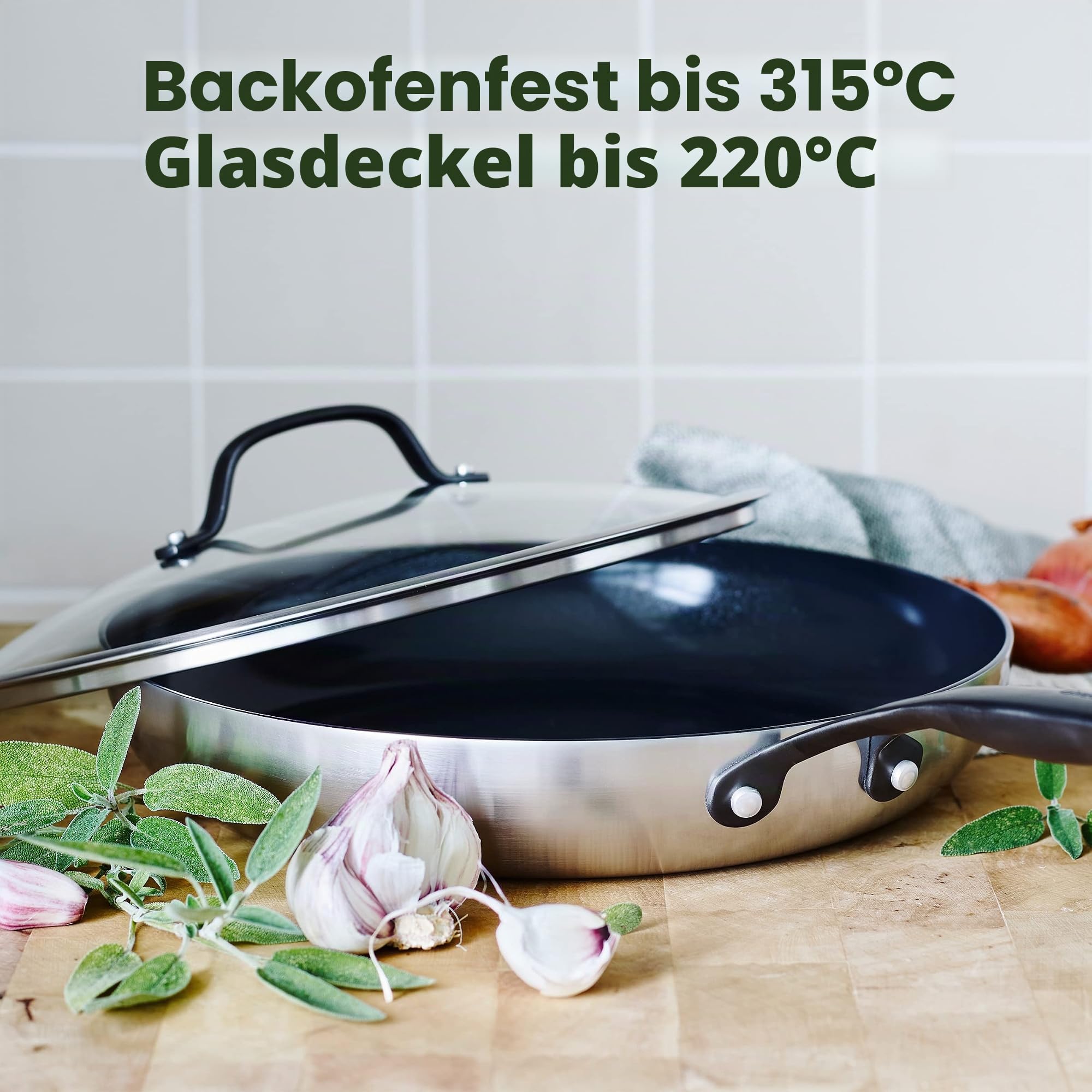 greenpan-venice-pro-noir-bratpfanne-30-cm-silber-3-lagiger-edelstahl-pfas-frei-i image 6
