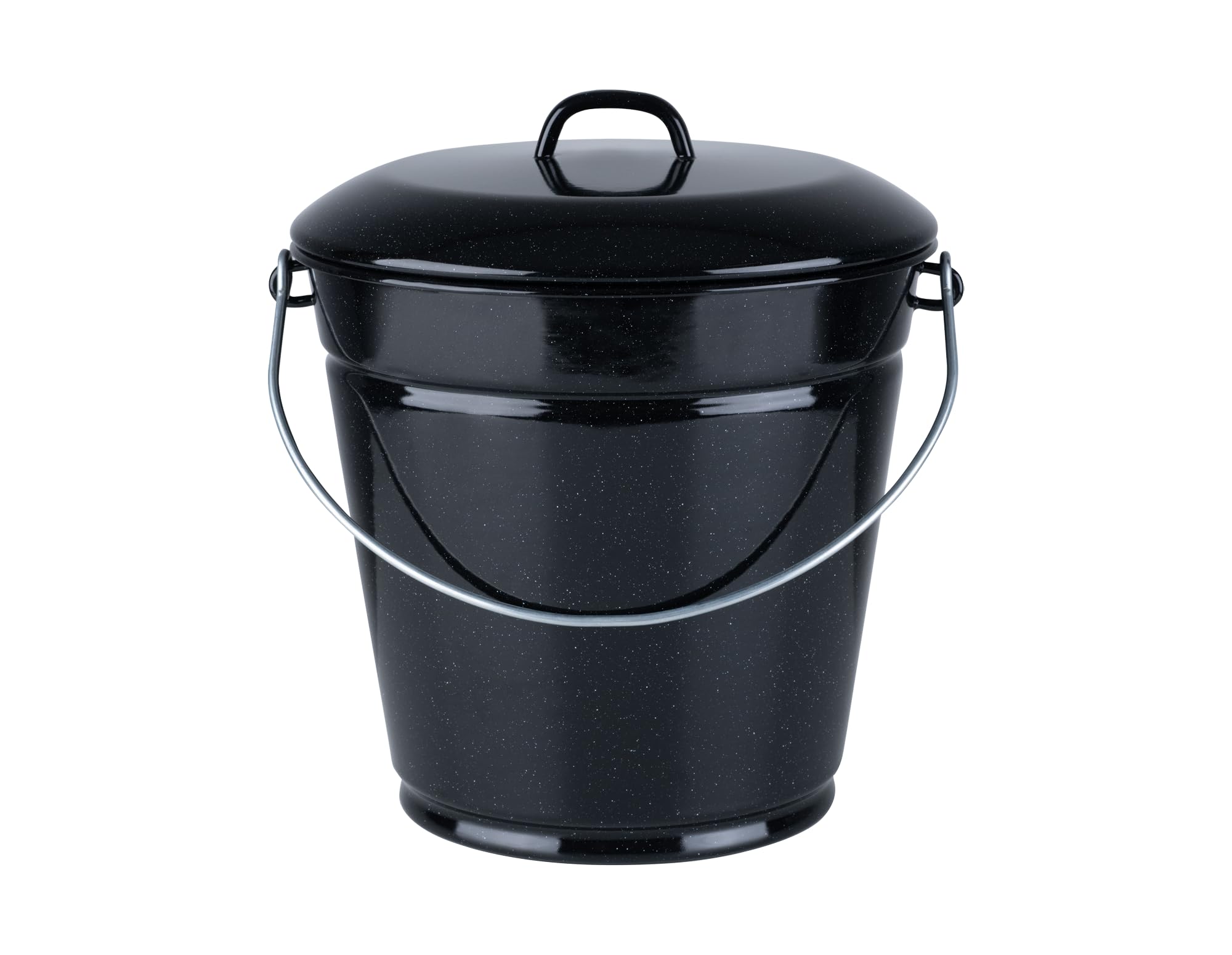 riess-classic-emaille-eimer-0361-022-28-cm-10-liter-schwarz-mit-deckel image 1