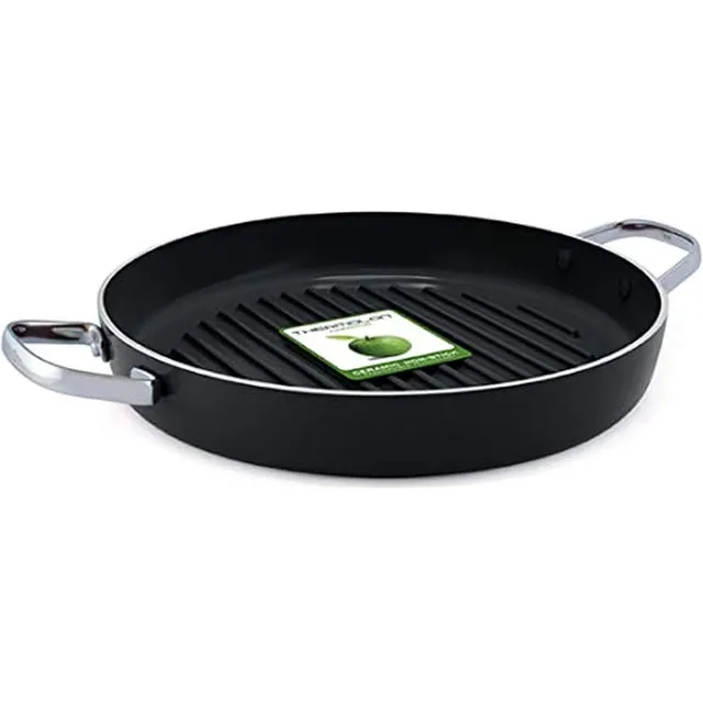 greenpan-essentials-grillpfanne-rund-28-cm-schwarz-pfas-frei-keramik image 1