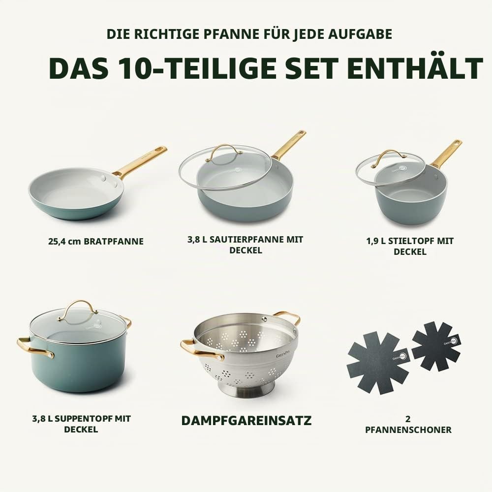 greenpan-padova-10-teiliges-keramik-antihaft-kochgeschirr-set-rauchblau-mit-damp image 5