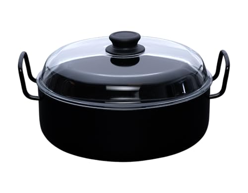 riess-0459-022-omas-schmorpfanne-28-cm-mit-glasdeckel-classic-schwarz image 8